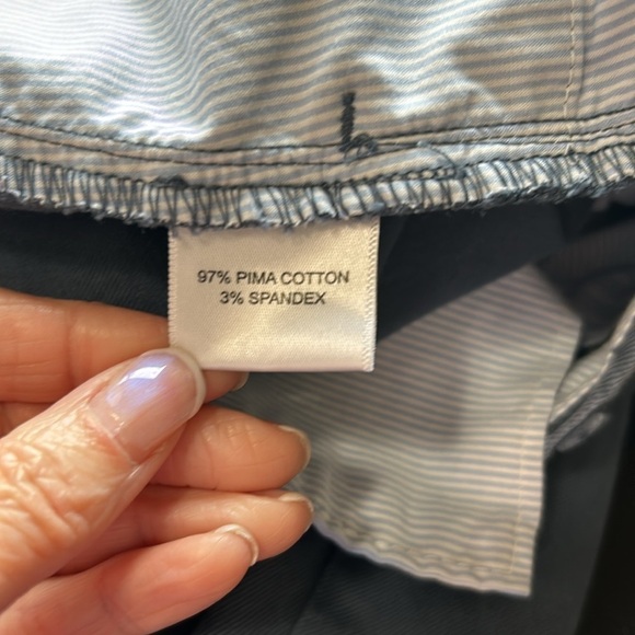 PETER MILLAR Mens SOFT TOUCH FLAT FRONT TROUSER Chino Pant Blue Sz 35 - Picture 11 of 11